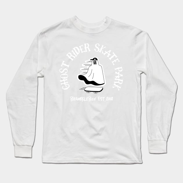Ghost Rider Skate Park Long Sleeve T-Shirt by BrambleBoxDesigns